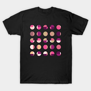 Abstract Geometric Dots Pattern T-Shirt